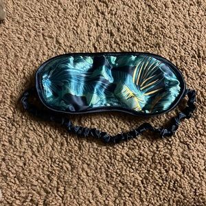 Blue and gold sleeping mask